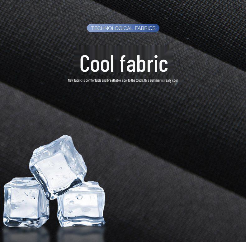 2026 Men's High-End Spring/Summer Water-Resistant Stretch Casual Trousers with Ice-Silk Cool Touch