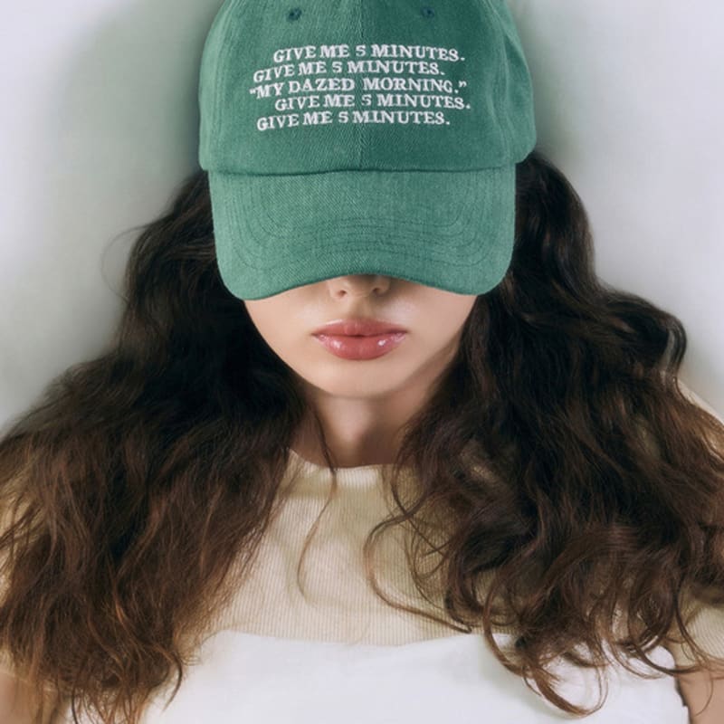 

Ar:cy 5 MINUTES BALL CAP [GREEN] Free