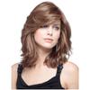 Peruki z naturalnymi falami dla kobiet Ombre Brown Blonde Miękkie puszyste włosy termoodporne Damska peruka syntetyczna do codziennego użytku Cosplay