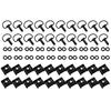20Pcs 1/4" 17Mm Motorcycle Quick Release Dzus Turn Button Race Fairing Fastener For Yamaha Suzuki Kawasaki Ducati A