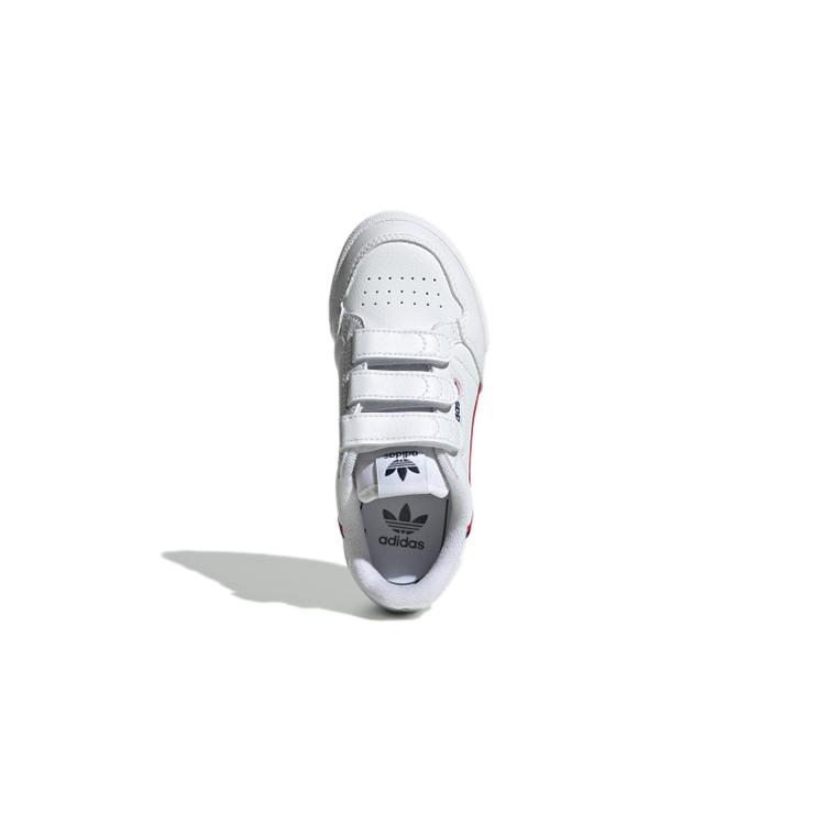 adidas Originals Continental 80 Comfortable Breathable Low Top Kids' Skateboarding Shoes White EH3222