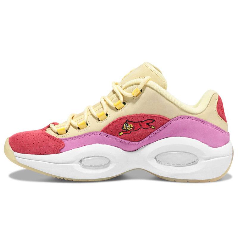 

Reebok Bbc Ice Cream X Question Low Yellow Red Sneakers FZ4346 36