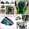 Motorcycle Windscreen For Kawasaki Ninja ZX6R 636 2009 -  Double Bubble Windshield Wind Deflector Protector ZX10R 2008 -2010