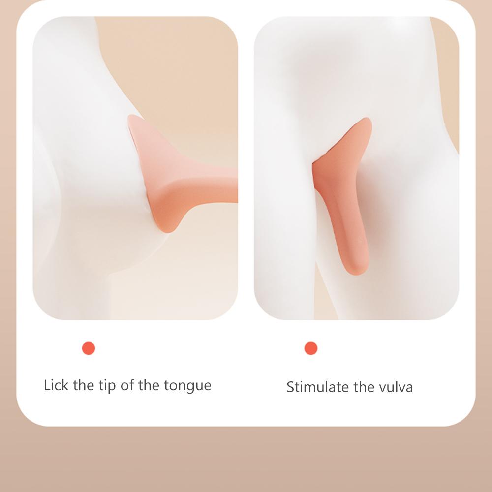 Suge- og slikkevibrator 10 moduser Tunge Brystvorter Klitorisstimulator Orgasme Vagina Voksen 18 Sexleketøy for Kvinner Par