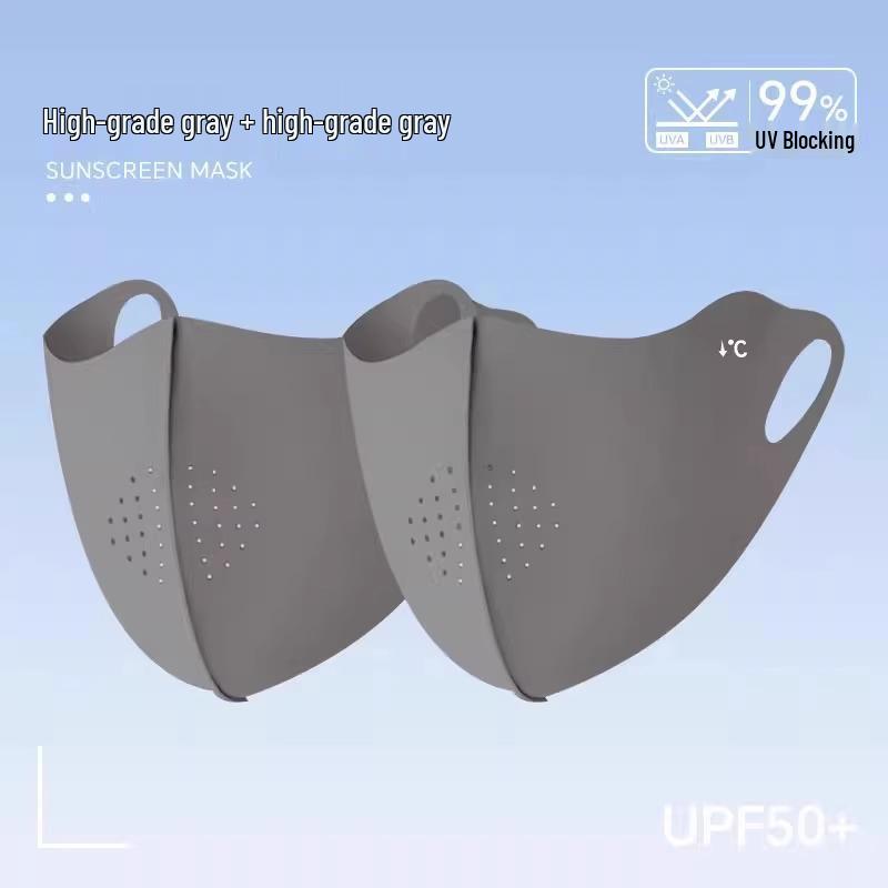 2025 Unisex 3D Ice Silk Sunscreen Mask: High-Value, UV-Protective, Breathable Summer Face Cover