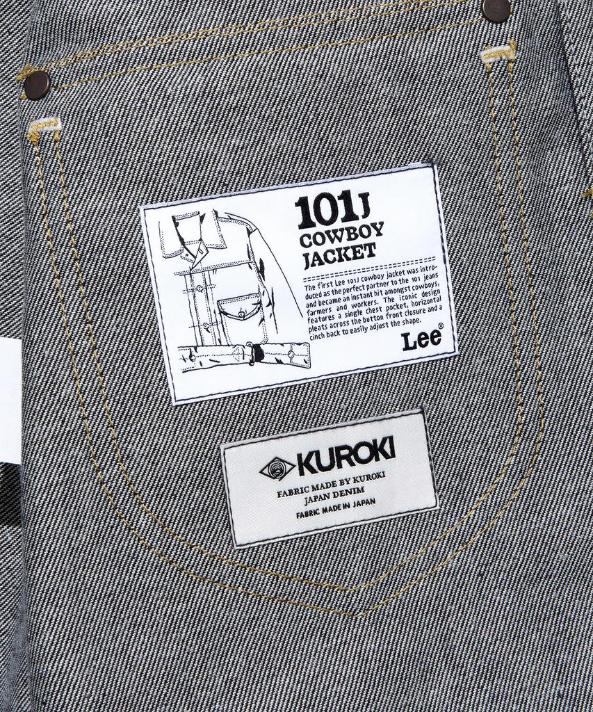 Lee [101St] Cowboy Kuroki Denim Jacket Indigo Raw