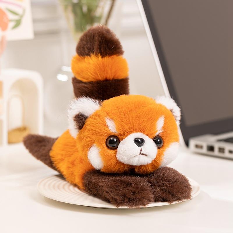 Animal Raccoon Wrist Snap Loop Plush Toy Doll Capybara Little Lion Bracelet Children's Muppet Doll