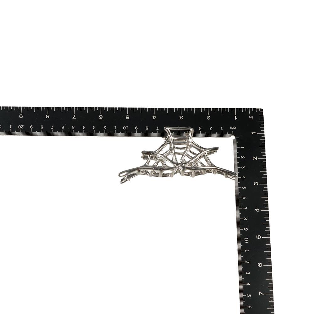 Hohle Halloween Haarklammer Zink Zinklegierung Metall Haarspange Mode Spinne Hai-Klammer Arbeit