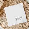 20pcs Personalized Swan Heart Wedding Napkins Custom Monogram Napkins Bachelorette Party Decorate Engagement Bridal Shower Gifts