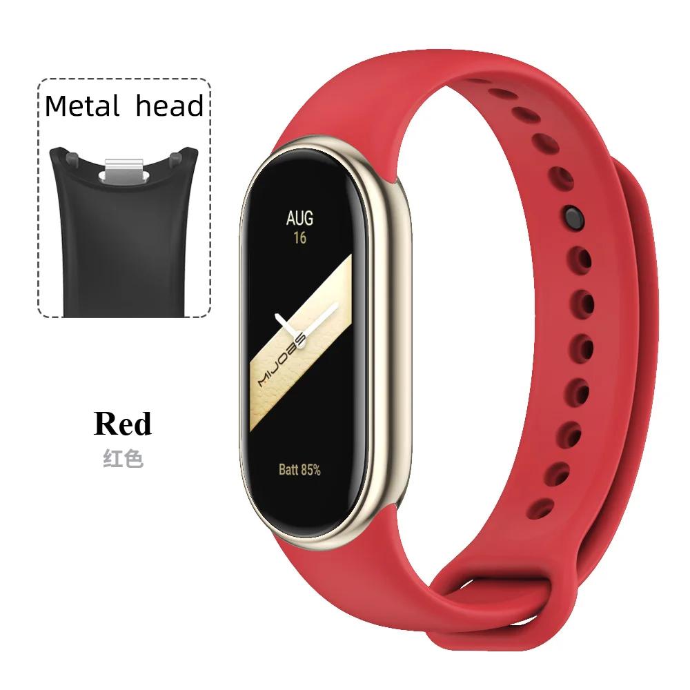 Sport Silicone Strap for Xiaomi Mi Band 9 NFC Replacement Bracelet Belt for Xiaomi Mi Band 8/9/10 Wriststrap Smart Watch Accessories