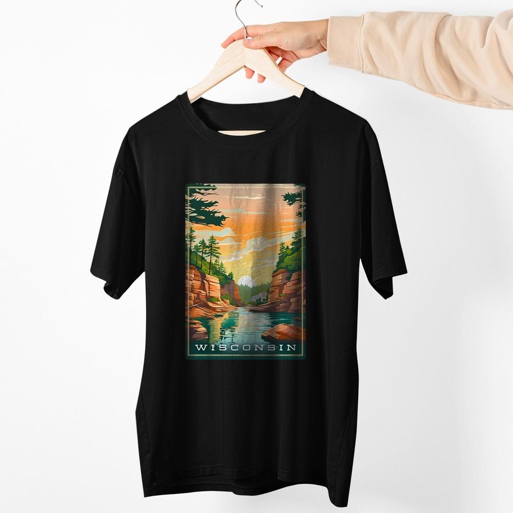 Wisconsin 1 Premium Unisex T Shirt Exclusive Design