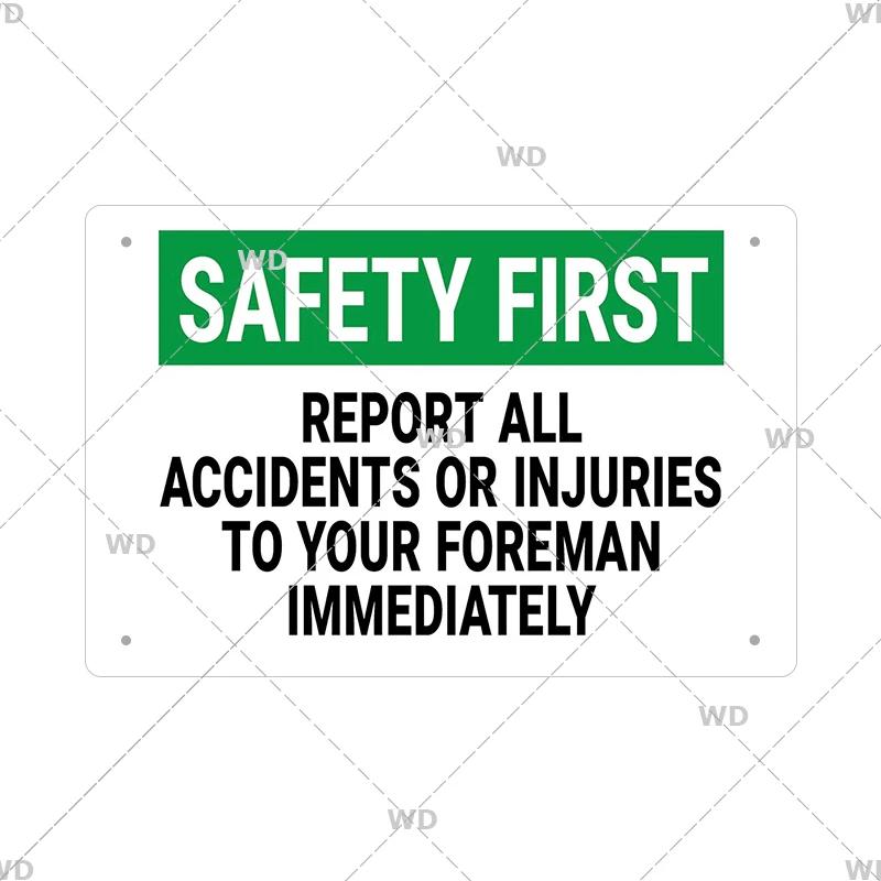 Verkehrssicherheit Notausgang Geschwindigkeitsbegrenzung Parkplatz Blechschild Retro Straßentür Gartenzaun Schilder 8x12 Zoll Metallschild Dekoration