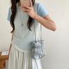 Cloud Pack High-end Drawstring Shoulder-Swing Soft Leather Bucket Bag