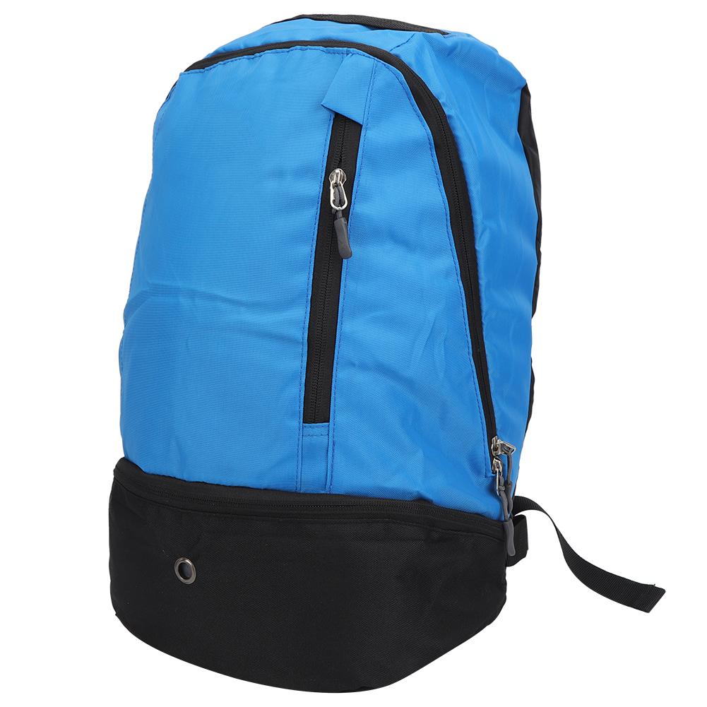 

1 шт. Нейлоновая синяя многофункциональная сумка Рюкзак для спорта на открытом воздухе для футбола, баскетбола, пеших прогулокСиний