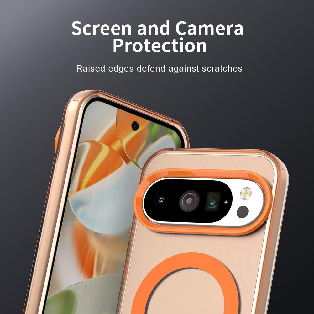 For Google Pixel 10/10 Pro Case Compatible with MagSafe Anti Drop Hybrid Phone Back Cover