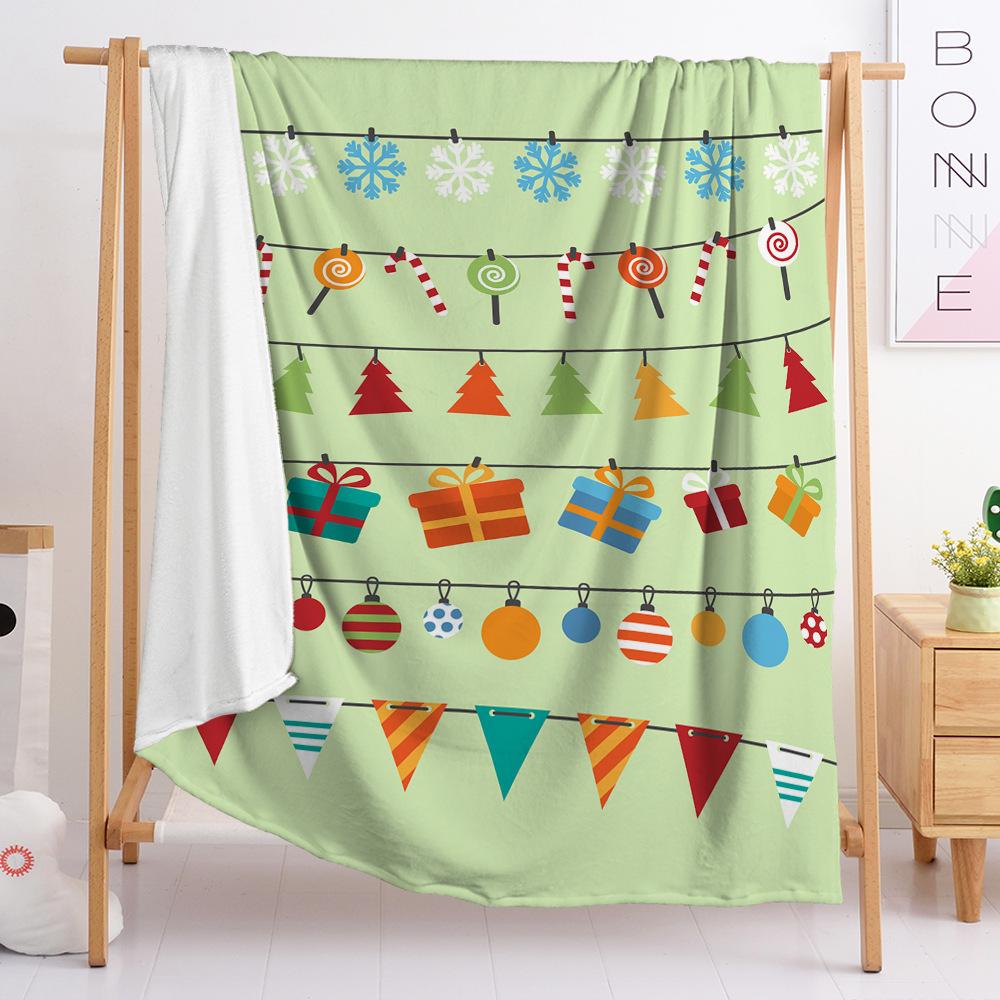 Christmas Blanket Flannel Blanket Gift Snowman Blanket Spring And Autumn