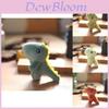 Chaveiro Adorável de Dinossauro de Pelúcia Brinquedo Macio Fofo Desenho Animado T-rex Pingente de Bolsa 10cm