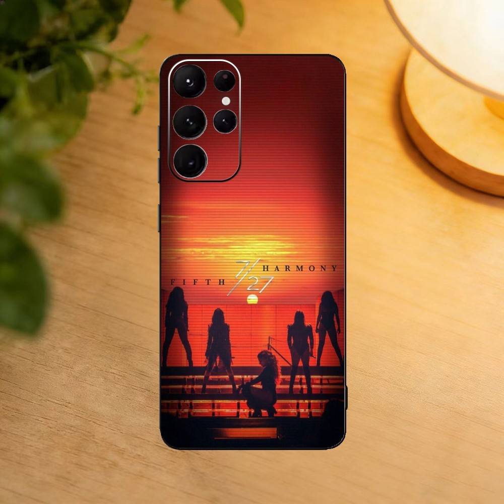 

Girls Group F-Fifth Harmony 5h Phone Case For Samsung S25,24,23,22,30,21,10,9,Ultra,Plus,Lite Soft Black Case Samsung S22plus5G