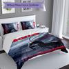 3pcs Custom Name Black Myth Wukong Game Set,Includes 1 Duvet Cover and 2 Pillowcases,All-season Bedroom Decor