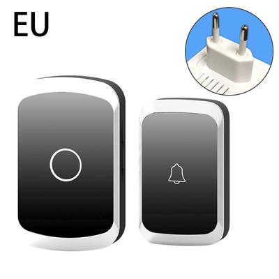AC 110V-240V Wireless Doorbell 360m Remote Call Waterproof Smart Music Door Bell