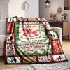 1pc Christmas Card, To Daughter Greeting Blanket - Perfect Gift for Birthdays, Christmas & Halloween- Soft, Warm & Versatile Yy250909208
