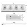 For Wii Remotion Controller 2/4Pcs Rechargeable Batteries & Charger Dock Station