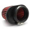 BT-1Pcs Universal Round Tapered Car Motorcycle Air Filter 51Mm 2 Inch Intake Filter-Red