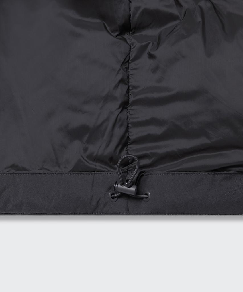 Musinsa Standard Daily Puffer Hooded Short Padded Jacket [Dark Gray]