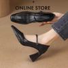 Lambskin shoes~ French single shoes, femininity is not tired, high heels, thick heels, work shoes, beautiful Mary Jane shoes