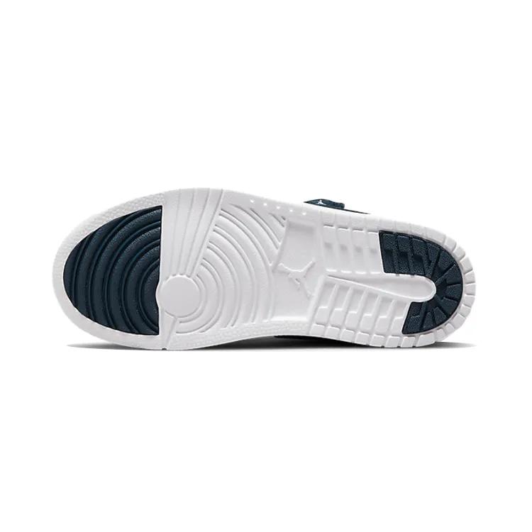 Air Jordan 1 Mid PreSchool 'Armory Navy' (Unisex) Armory Navy / Black / White Kids' Basketball Shoes AR6351 411