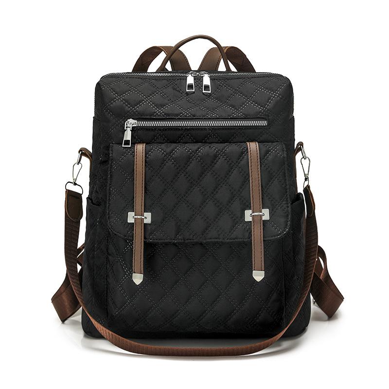 Quilted Women's Large Capacity Outdoor Backpack