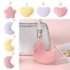 Pink Color Soft Pillow Moon Pattern Star Keychain New Stuffed Pillow  for Birthday