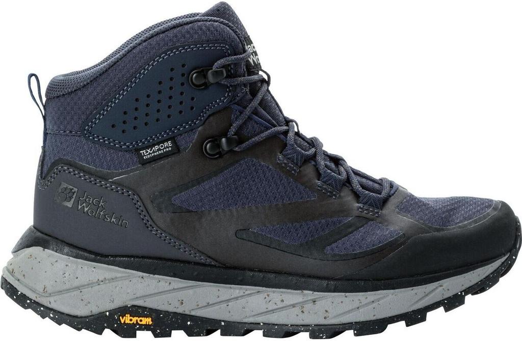 Обувь для треккинга Jack Wolfskin TERRAVENTURE TEXAPORE MID W Wagenschuh graphit
