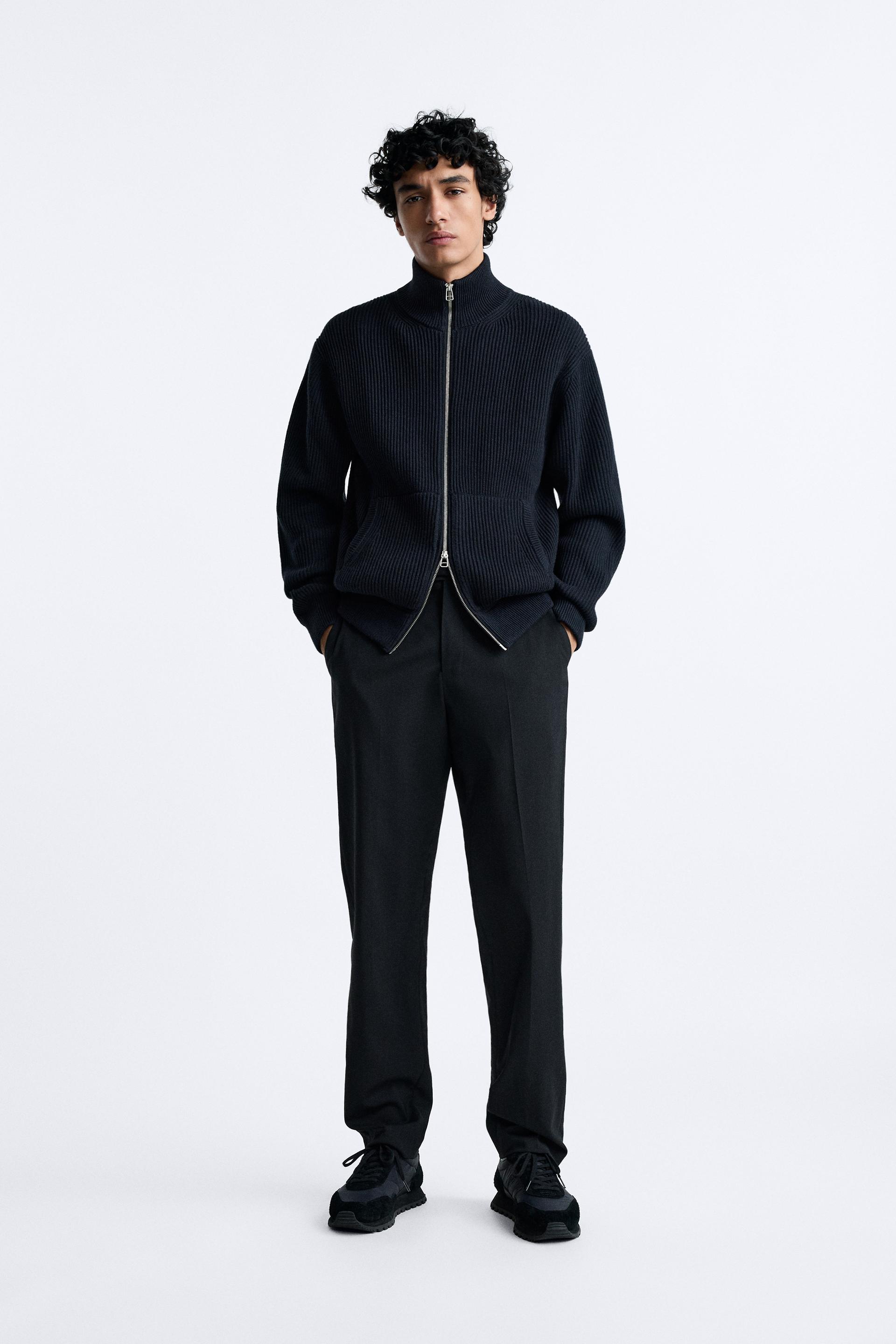 

ТРИКОТАЖНЫЙ КАРДИГАН НА МОЛНИИ