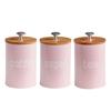 3pcs/set Large Capacity Sugar Container Moisture-proof Tea Storage Jar  Living Room