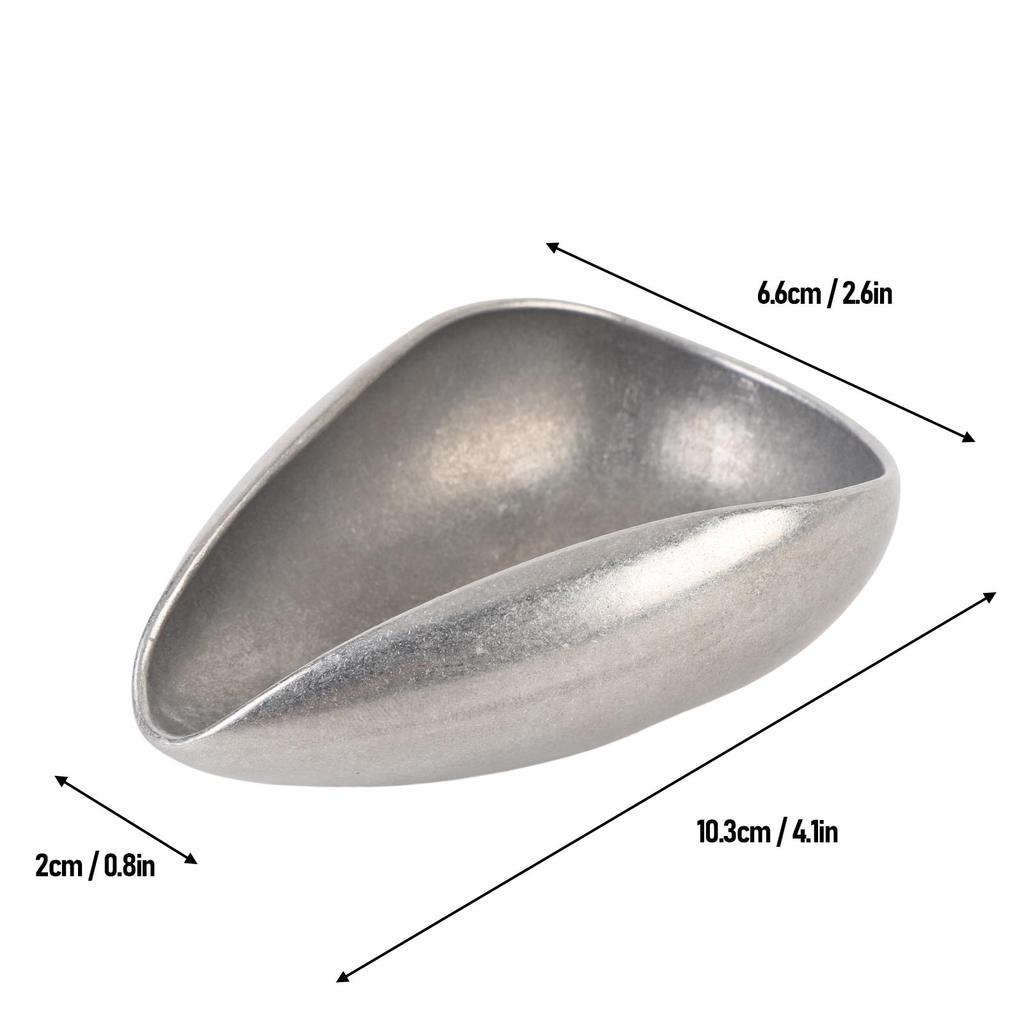 Kaffebønne Doseringskopp Veieskål Rustfritt Stål Beholder Løs Te Utstillingsbeholder Oppbevaringsfat