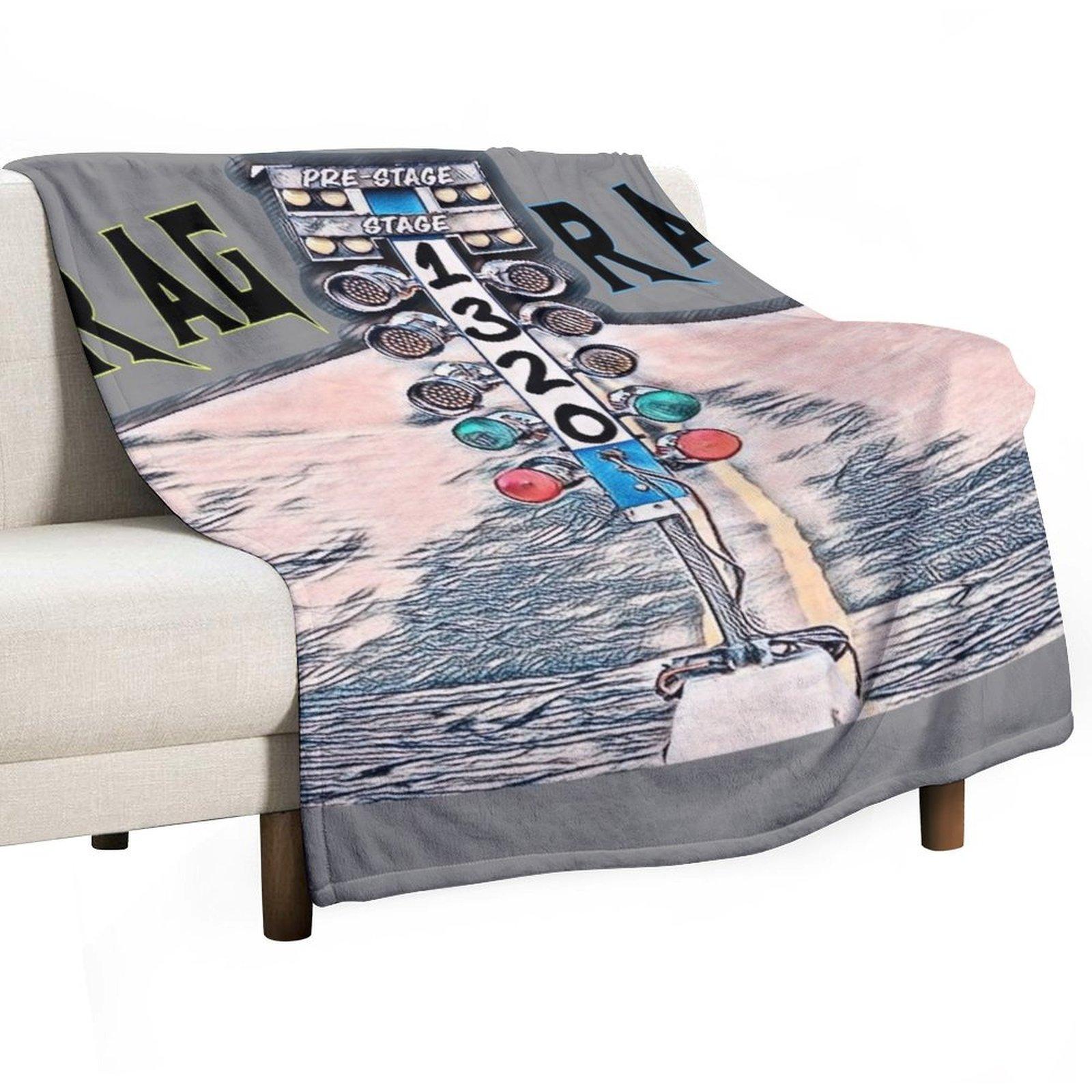 Drag Racing Christmas Tree Lights, Staging Lights Throw Blanket Shaggy valentine gift ideas Kid S Comforter Blankets 30x40in