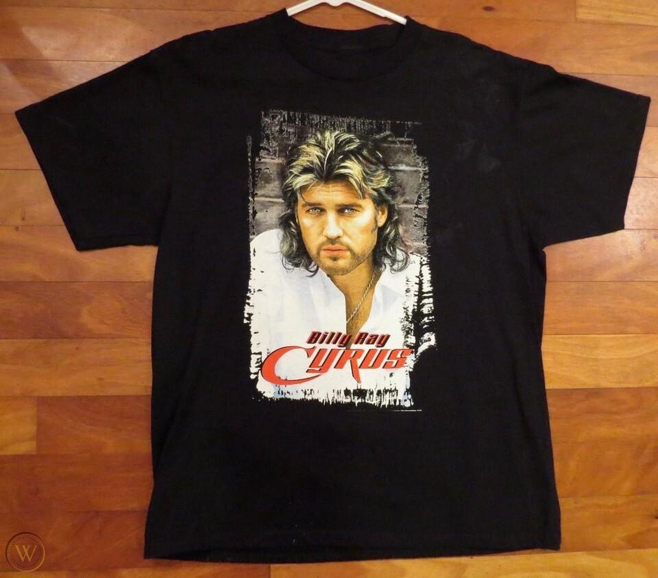 Billy Ray Cyrus 2001 Southern Rain Tour Country Pop Shirt NA094 XXXL