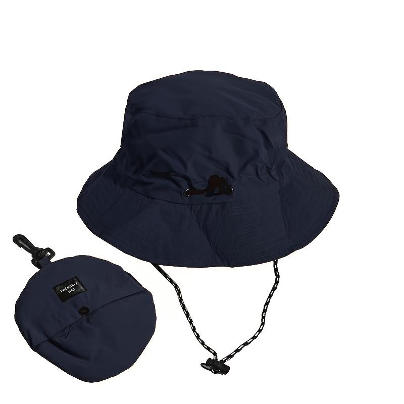 1pz Cappello da Pescatore da Viaggio per Esterno - Cappello a Secchiello Pieghevole Leggero Protezione Solare, Portatile e Riponibile Cappello per Escursionismo Stagione Unica per Campeggio, Spiaggia