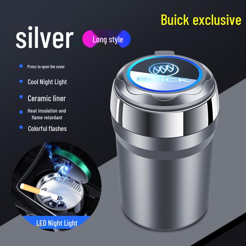 Seven-Color Ambient Light Car Ashtray for Buick Regal, LaCrosse, Encore, E5, Excelle, Angyang