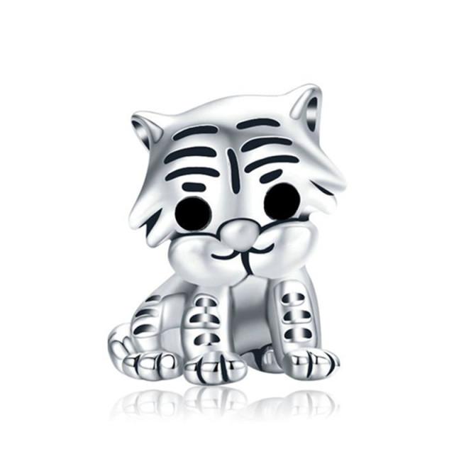 1Pcs New Cute Silver Star Cat Elephant Mushroom Bear Pendant Fit Original Charm Bracelet Women Jewelry Gifts