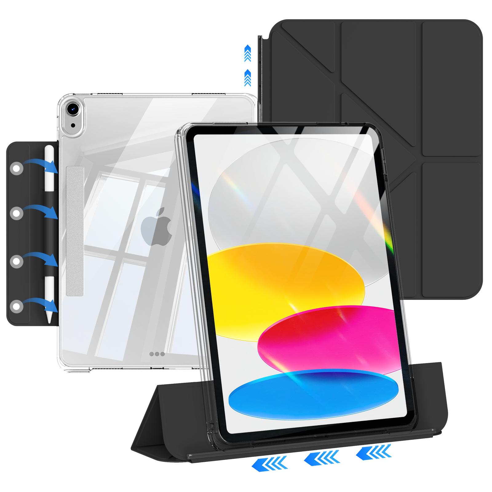 ZOYU voor iPad A16 11/10e Schuifbaar Afneembaar Hoesje, voor iPad Pro 11 13 Air 11 Air 4/5 10.2 7/8/9e Mini 67 Magnetische Gesp Hoesje iPad Pro 11 M4 M5