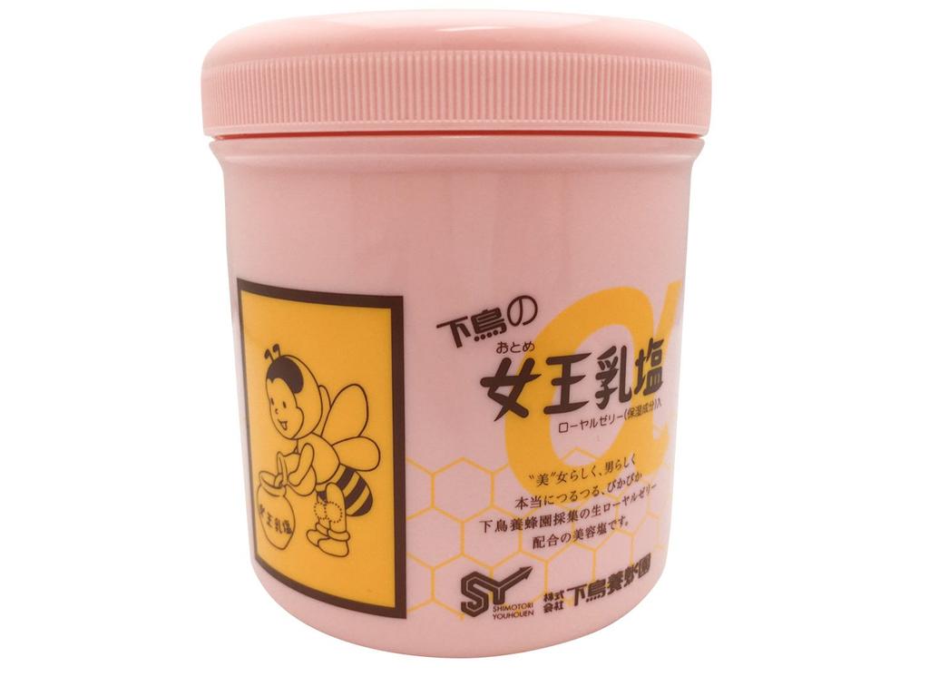 Shimotori Bee Farm Shimotori Lait de Reine Sel de Massage Sel Royal 600g (avec Jelly)
