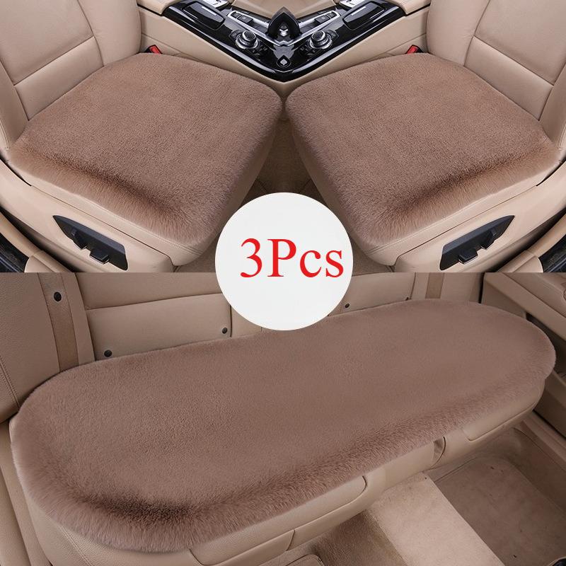 1 Stück Winter Autositzkissen, Kaninchenplüsch Warmes Sitzkissen