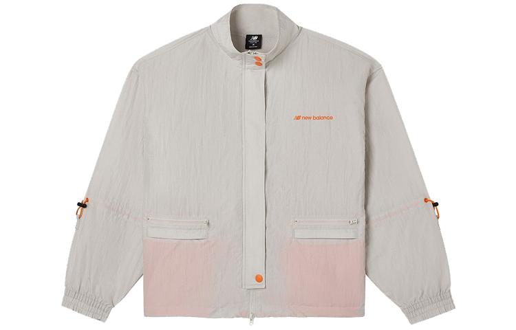 New Balance Stand Collar Casual Jacket Women s Gray AWJ03360-LG L