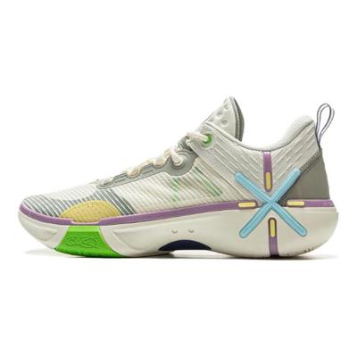 Li Ning Wade Phantom 6 V2 Comfortable Versatile Non-Slip Wear-Resistant Low-Top Basketball Shoes Men Sneaker Beige ABPV021-3