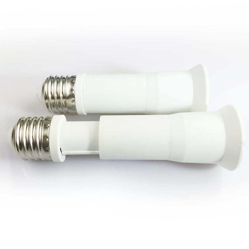 E27 to E27 Light Socket Extender Adapter Flexible Extension,100W Most ABS Lamp Holder Converters Socket Extender