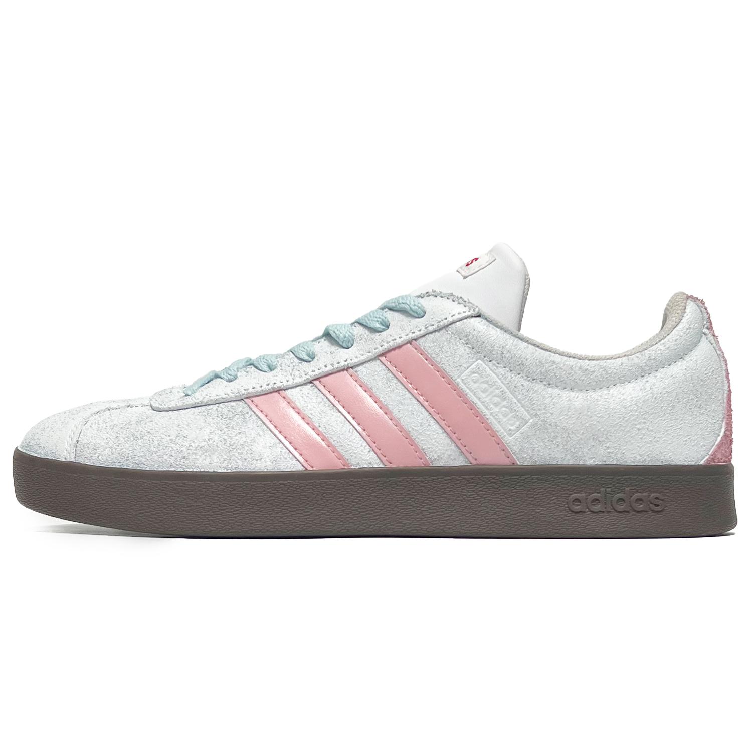 

Adidas VL COURT 2.0 Sakura Feather Cushioning, Wear Resistant Low top Skateboard Shoes Unisex Cherry Pink HQ1802(Team285-) 42