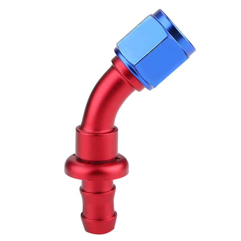 AN6 Straight Push On Lock Oil Gas Fuel Line Hose End Male Fitting