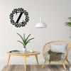 Metal Monogram Letter Wall Decor, Personalized Last Name Sign for Home, Door Hanger Gift for Halloween Christmas New Year